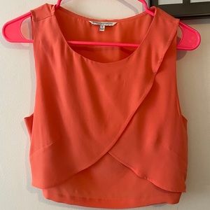 Rebecca Minkoff Malone Crop Top, Peach